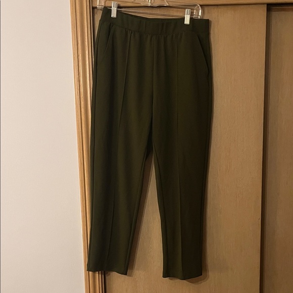LOFT Men's Dark Olive Trousers - Picture 1 of 2